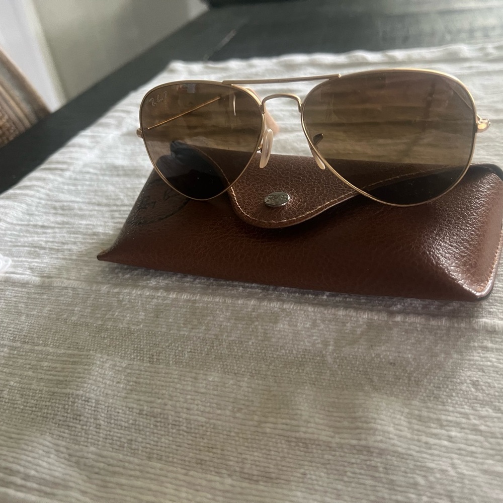 Matte Gold Aviators - Picture 4 of 4